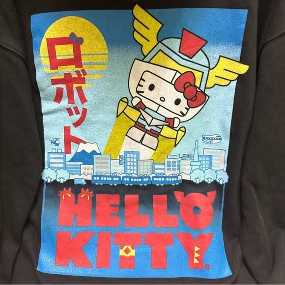Hello Kitty By Sanrio Hoodie Adult Rocket cat superhero size S - Picture 10 of 10